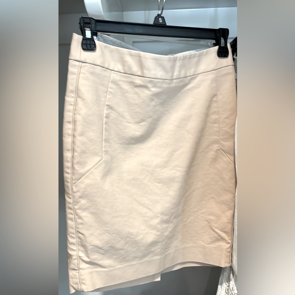 The limited tan/beige pencil skirt